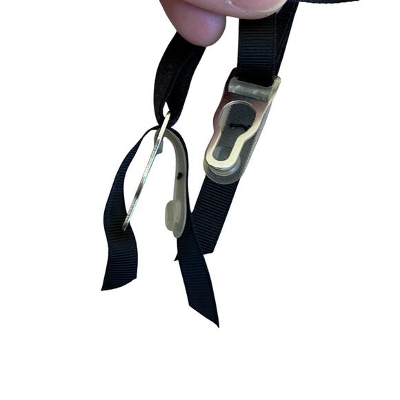 Elle Macpherson Spellbound Suspender Garter Belt Black Tan Mesh Lace Beads - Picture 11 of 16